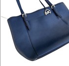 Michael Kors Ciara Navy Large East West Top Zip Tote Women   s Casual Purse