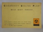 1969 Community Shelter Plan Fall Out Map Shelby County Tn Memphis Civil Defense