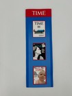 Time Magazine Bookmark Blue Red Health Issue Design