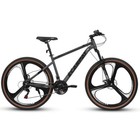 27 5   21 Speed Mountain Bike With Dual Disc Brakes  Steel Frame Front Fork