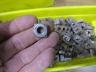 25 Nos Vintage 3 8 -16 Plain Steel Square Nuts Nut Lot 5 8  Width Usa