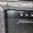 Kustom Tr12l Guitar Combo Amp Amplifier Tuck And Roll Sparkle Silver