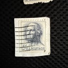 George Washington 5 Cent 1962 Blue grey Rare Vintage Stamp  