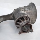 Antique Meat Grinder Cast Iron Hand Crank Kitchen Tool Patent 1897 1898 1899