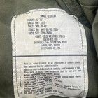 Vtg Us Army Coat Cold Weather Field Tanker Jacket Dla100-80-c-3303 Small Regular