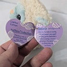Vintage 1998 Puffkins Swibco Lamb    bluebelle    White Plush Blue Stuffed Animal