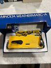 Vintage Minolta Weathermatic A Underwater Camera Built-in Flash 110 Original Box