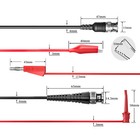 Universal Oscilloscope Probes With Accessories Test Lead Kit 100mhz 1x 10x 2pack