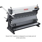Kaka 3-in-1 30  30-in Sheet Metal Brake  3-in-1 Shear Brake Roll Combinations