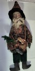 Vintage  32  Primitive Folk Art Santa  Handmade Signed  Laurie Keep 1992