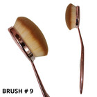Oval Foundation Brushes Set  Toothbrush Makeup Brushes - K t b  - Set 2 Pcs  New