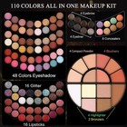110 Colors Makeup Kit For Women Girl Full Gift Set With 109 N 