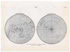 World Map Hemispheres Index Diagram International Map Circa 1910 Antique Map