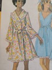Robe Nightie Nightgown 16 1 2 Mccalls 2200 Sewing Pattern Cut Mccall s Vtg Short