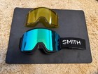 Smith Squad Snow Goggles  Black Frame  Chromapop Sun Green Mirror Lens