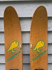 Vintage Old Wooden Waterskis Water Skis Tadpole Stinger Usa  Measures 48 