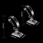10 Pcs Watch Display Stand Holder  4 Inch 3 5 Inch Clear Plastic Watch Display