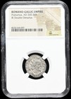 Postumus 260-269 Ad  Romano-gallic Roman Empire Silver Denarius Coin Genuine Ngc