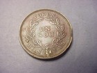 Canada Boquet Sou 1838 Token Montreal Bumps  89099