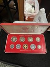 1978- Malta Decimal Proof Set- Box   Coa- Franklin Mint