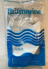 Vintage White Swim Cap Aqua Fitness 60s Textured Nip Adult Britmarine Strap Dive