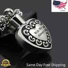  with Me Always  Cremation Jewelry Keepsake Memorial Urn Necklace Ash Holder New