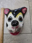 Vintage Paper-m  ch   Cat Mask With Hand-painted Mid-20th Century