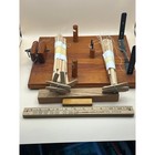 Vintage Handmade Wooden Weaving Loom Jig Band Tape Bead Loom Warp Tension Board