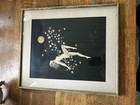 Original Pen And Ink Drawing With Watercolor  Dancing Nude