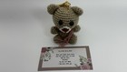 Handmade Worry Bear Keychain Crochet Keepsake With Poem Card