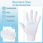 12 Pairs Xl  White Cotton Inspection Gloves     Soft Jewelry Coin Work Gloves