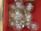15 Darice Brand Clear Plastic Round Ornaments Diy Crafts 12 25 Inch Diameter 