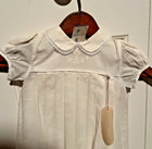 Vintage Christening Baptism Gown Infant Neiman-marcus Cotton W  Petticoat Nwot