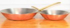 Paul Revere Ware Usa Solid Copper Pot Set Of 2 8 10 Skillet Fry Pan Signature  2
