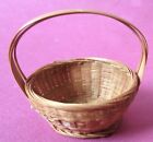 Vintage Miniature Intricately Woven Wicker Basket