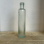Antique St  Jakob s Oel Avogeler   Co  Baltimore  Md  Round Aqua Medicine Bottle