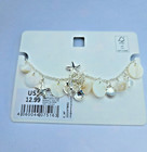 I Am Silver Seashell Starfish Ankle Bracelet Summer Limited Edition New W Tags