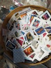 250 Used Forever Usa Stamps On Paper - No Flags Picked From Large Box