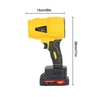 31000rpm Electric Cordless Leaf Blower Handheld Leaf Blower 2x Battery   Charger