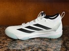 New  Womens Adidas Adizero Instinct Turf Softball Sneakers Jh6799 White black