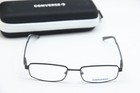 New Converse Rail Black Grey Authentic Eyeglasses W case 47-15
