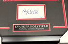 Evander Holyfield Autographed Cut Framed With 8x10 Photo Vs Mike Tyson Jsa