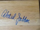 Kareem Abdul Jabbar   John Wooden Signed Floor Planks - Signed In My Presence   