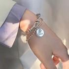 Solid 925 Sterling Silver Bracelet For Women   Vintage Handmade Simple Bangle