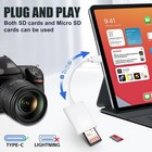 Usb C Sd Card Reader Iphone 15 16 Ipad Macbook Micro Sd Adapter Trail Camera