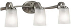 Lighting 3-light Oxby Brushed Nickel Bathroom Vanity Light