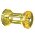 Attwood 11317-1 Boat Trailer Spool keel Polymer Roller  5 Inches 4 5   Yellow 