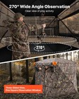 Vevor Portable Hunting Blind See Through Ground Deer Blinds 4-5 Person Carrying