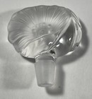 Marquis By Waterford Crystal Perfume Bottle With Floral Stopper