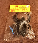 Old Vintage Original Header Bag Toy Spider 4 3 4  Long 1960 s